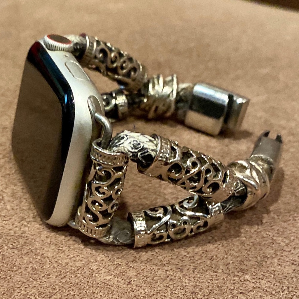 Custom Apple Leather & Stainless Steel watchbands